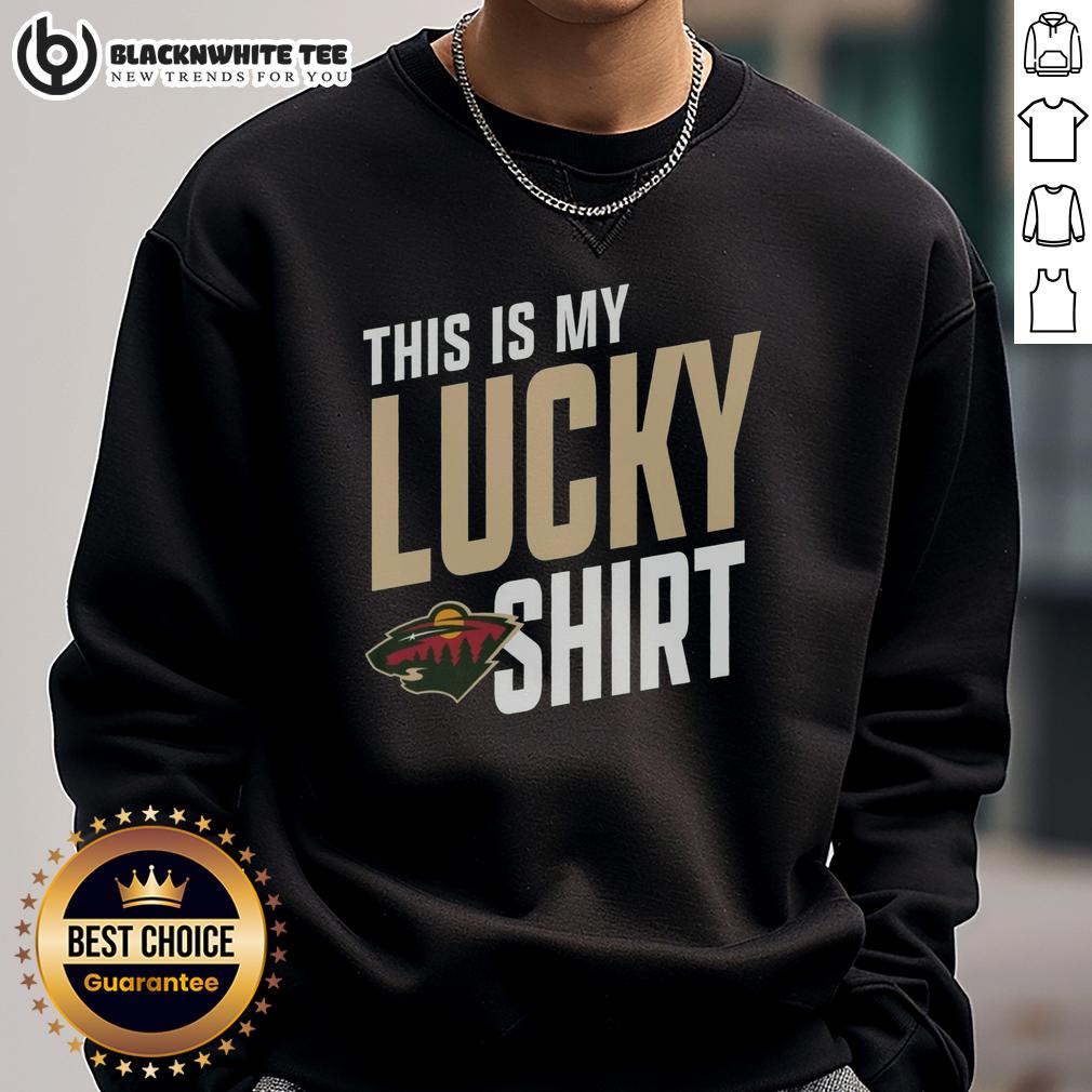 Nice Minnesota Wild This Is My Lucky T-Shirt - Image 5