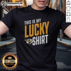 Nice Nashville Predators This Is My Lucky T-Shirt