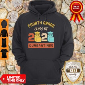 Alternative view of Official Fourth Grade Class Of 2020 Toilet Paper Quarantined Vintage Shirt