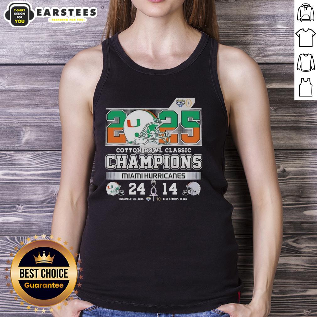 Awesome Miami Hurricanes Beat Ohio State Buckeyes Cotton Bowl Classic 2025 T-Shirt - Image 4