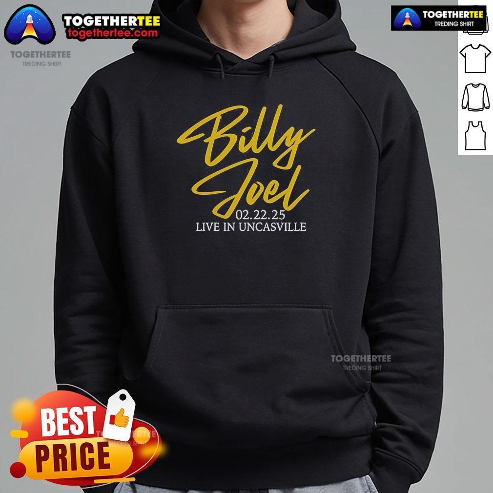 Official Billy Joel 2-22-25 Live In Uncasville T-Shirt - Image 2