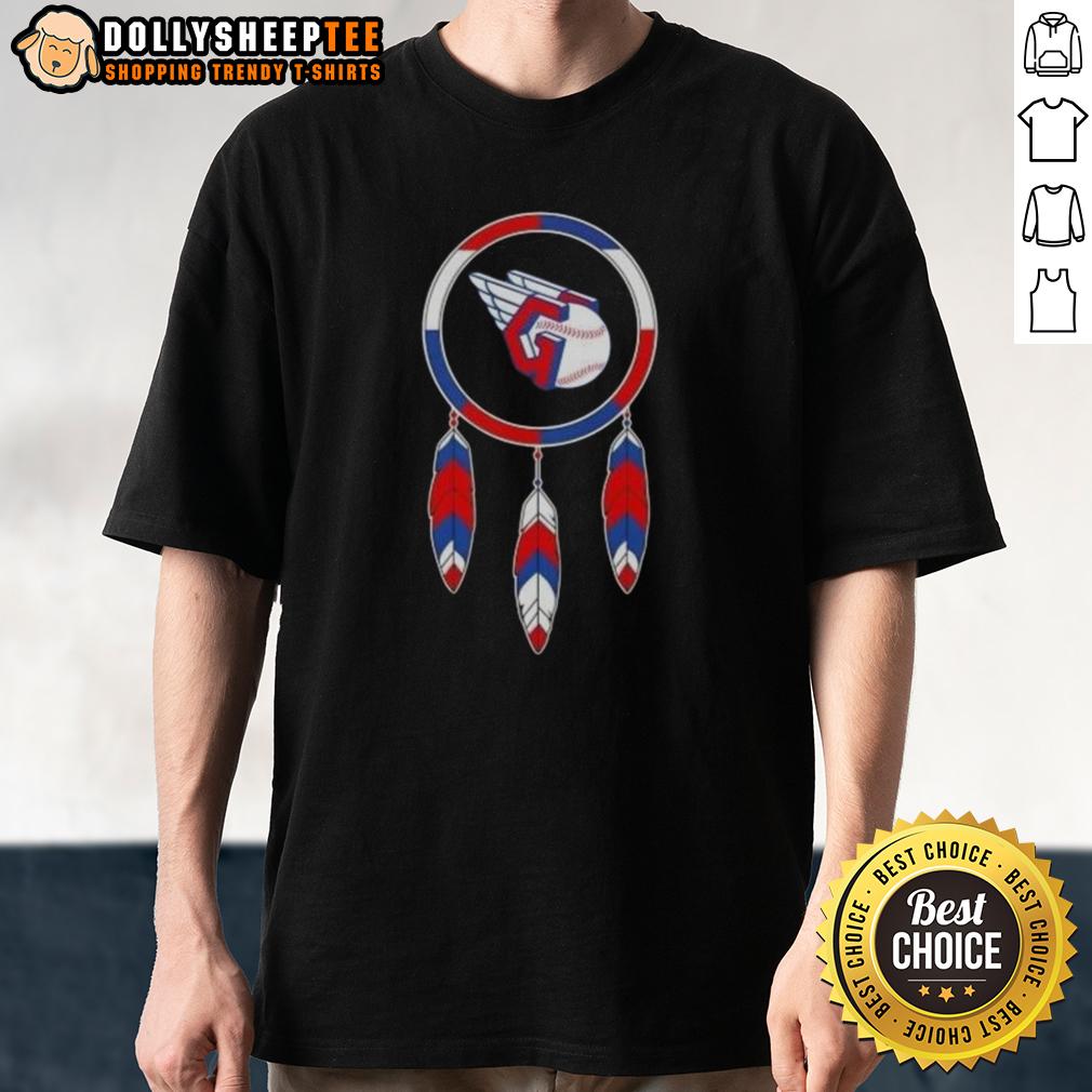 Top Native American Indians X Cleveland Guardians Baseball T-Shirt