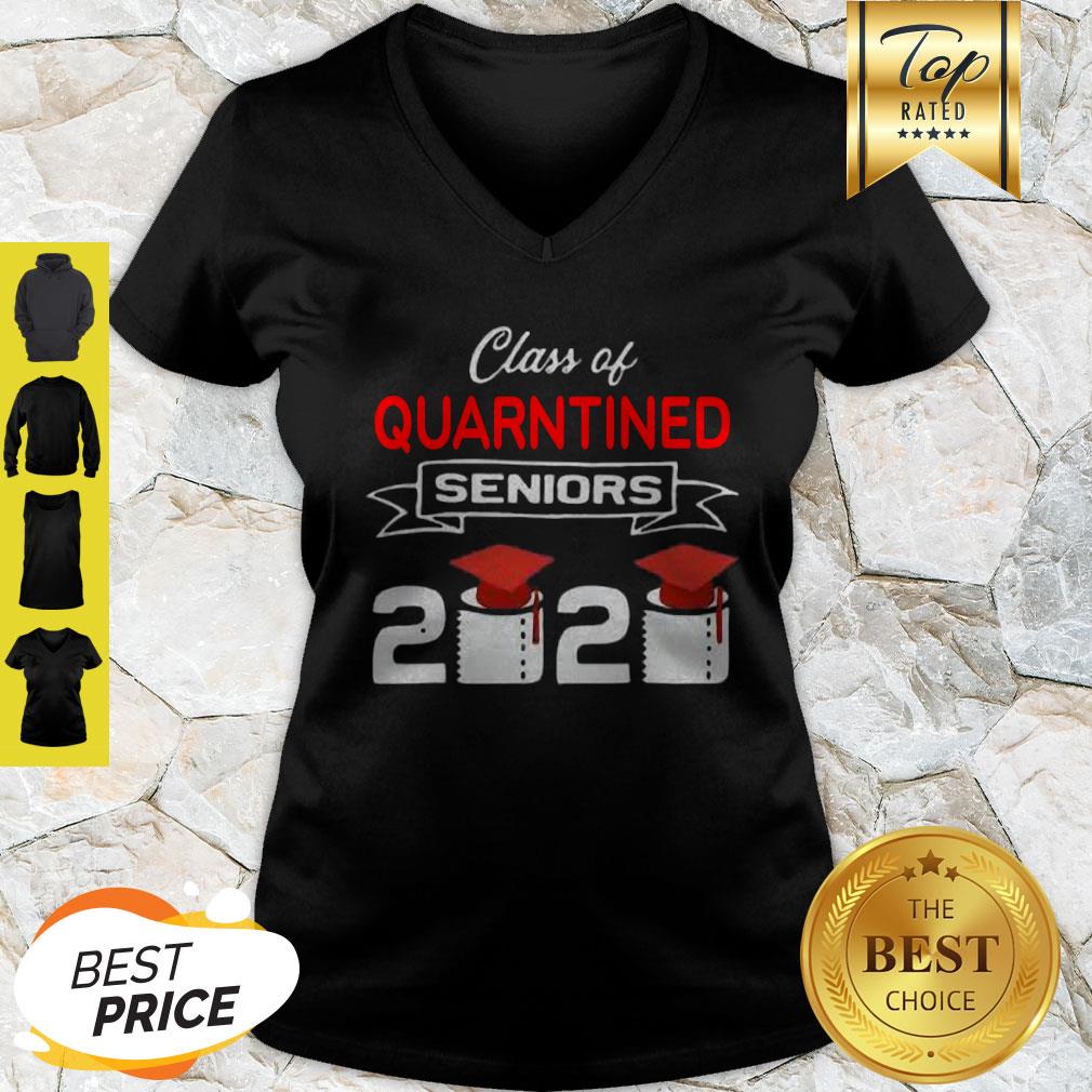 Class Of Quarantined Seniors 2020 Coronavirus Shirt - Image 2
