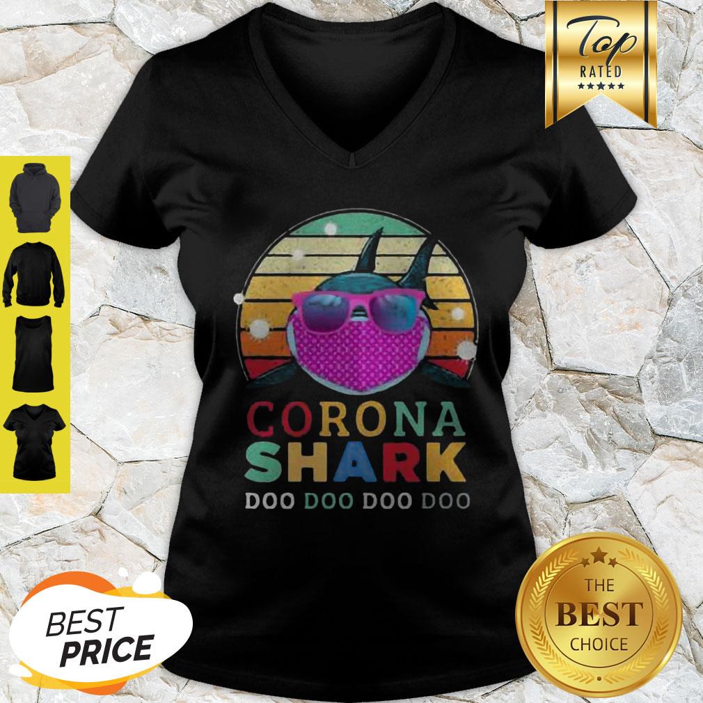 Corona Shark Doo Doo Doo Doo Vintage Shirt - Image 2