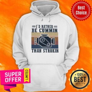Alternative view of Top I’d Rather Be Cummin Than Strokin Vintage Retro Shirt