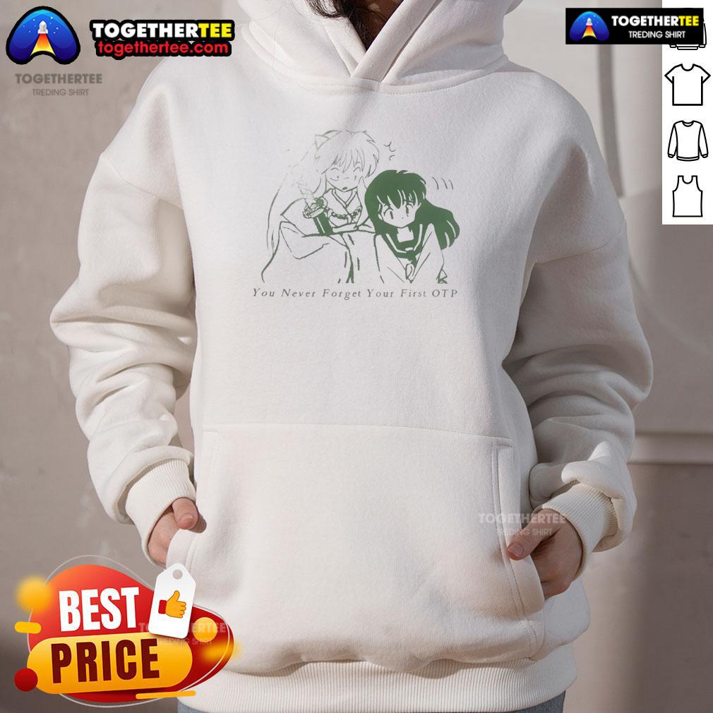 Official Inuyasha You Never Forget Your First Otp T-Shirt - Image 2