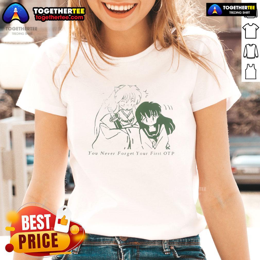 Official Inuyasha You Never Forget Your First Otp T-Shirt - Image 3