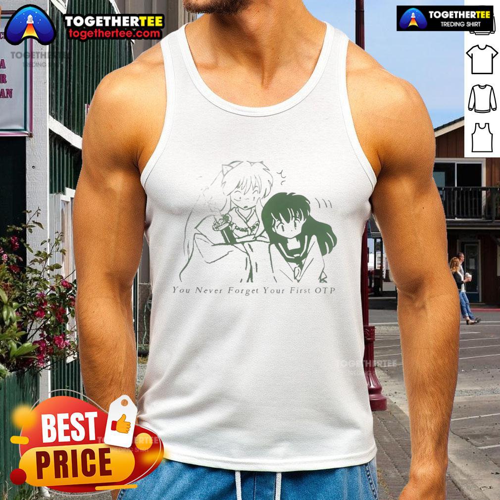 Official Inuyasha You Never Forget Your First Otp T-Shirt - Image 4