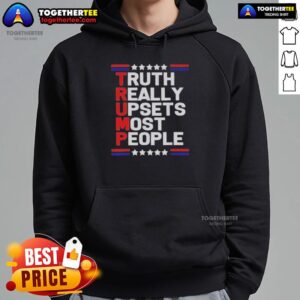 Alternative view of Top Truth Really Upsets Most People Trump Charlie Kirk T-Shirt
