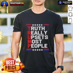 Top Truth Really Upsets Most People Trump Charlie Kirk T-Shirt