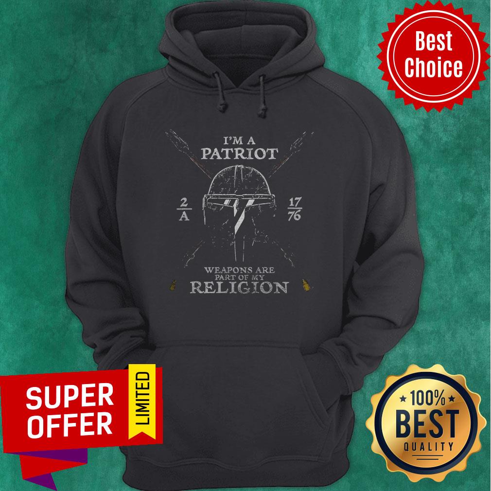 Nice Mandalorian I’m A Patriot Weapons Are Part Of My Religion Shirt - Image 2