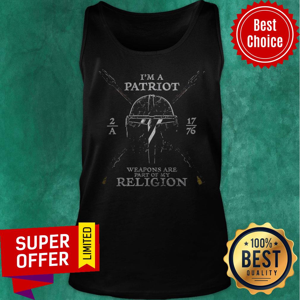 Nice Mandalorian I’m A Patriot Weapons Are Part Of My Religion Shirt - Image 4