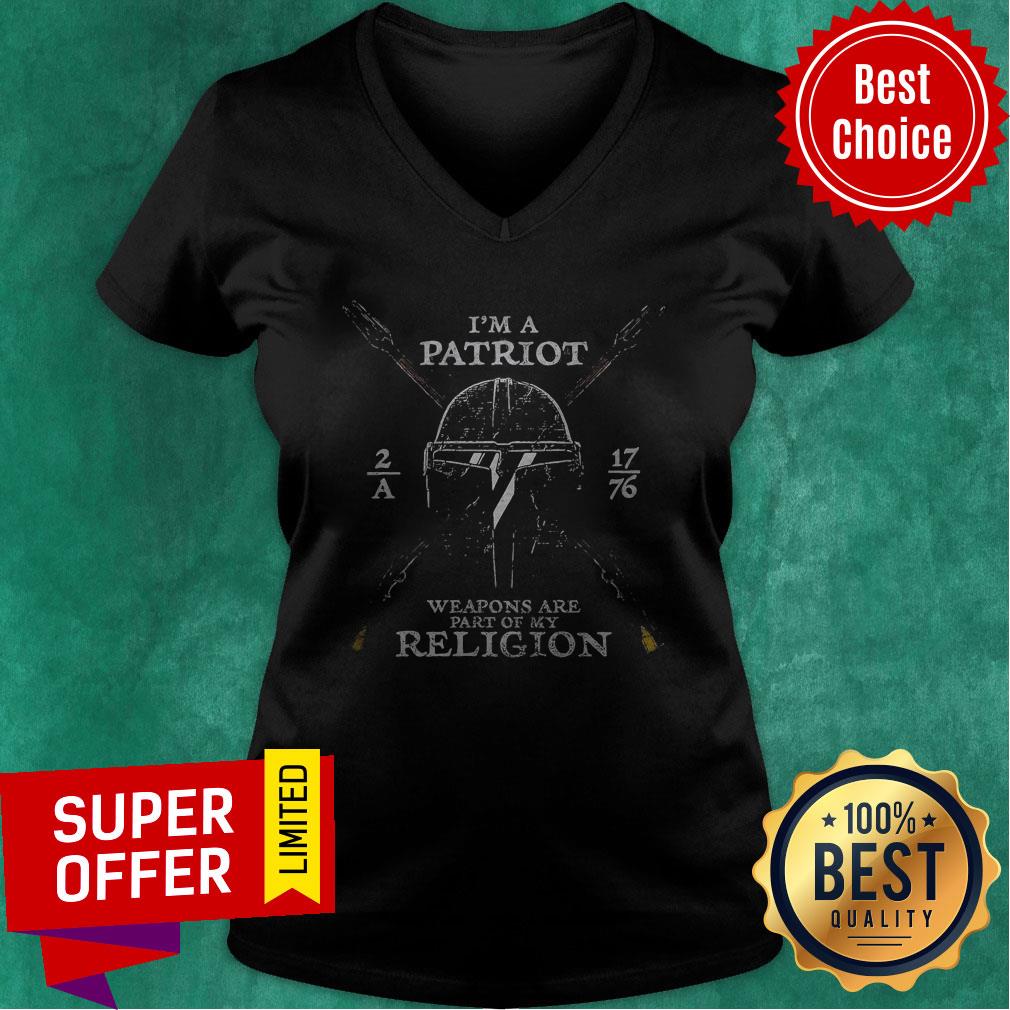 Nice Mandalorian I’m A Patriot Weapons Are Part Of My Religion Shirt - Image 5