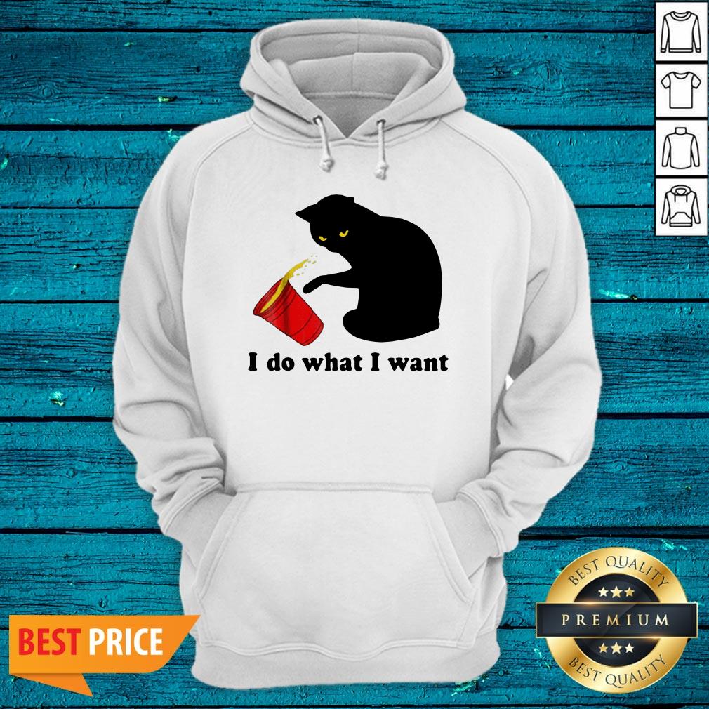 Premium Black Cat I Do What I Want Shirt - Image 2