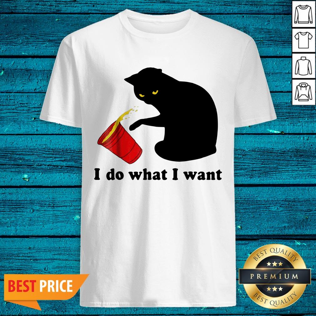 Premium Black Cat I Do What I Want Shirt