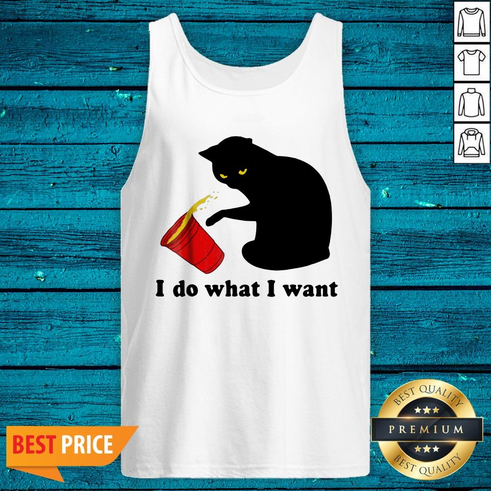 Premium Black Cat I Do What I Want Shirt - Image 4