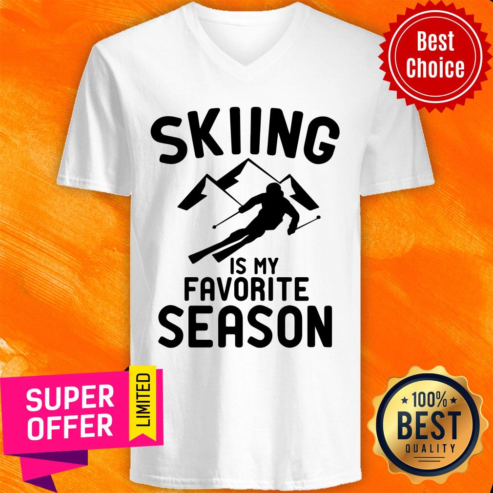 Top Skiing Favorite Season Shirt - Image 3