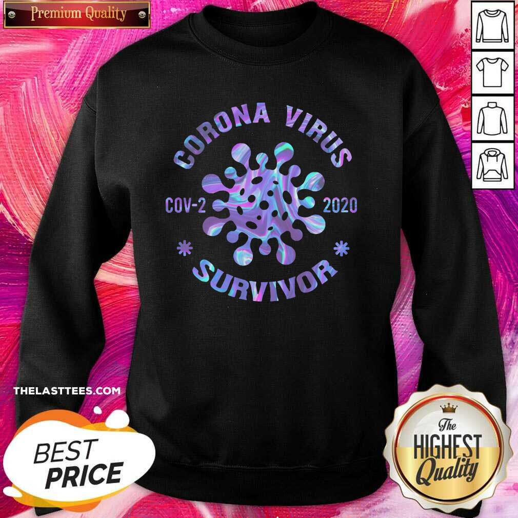 Beautiful Corona Virus Survivor 2020 Shirt - Image 4
