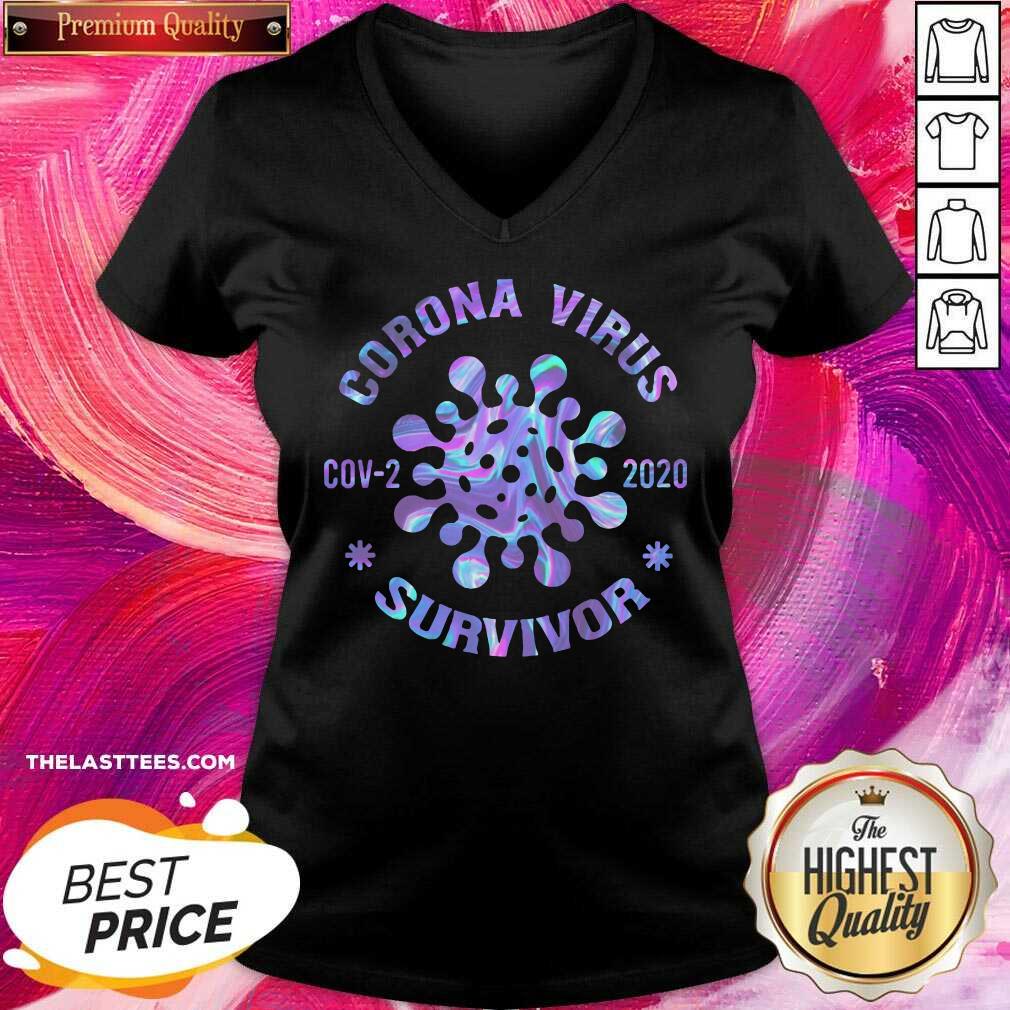 Beautiful Corona Virus Survivor 2020 Shirt - Image 2