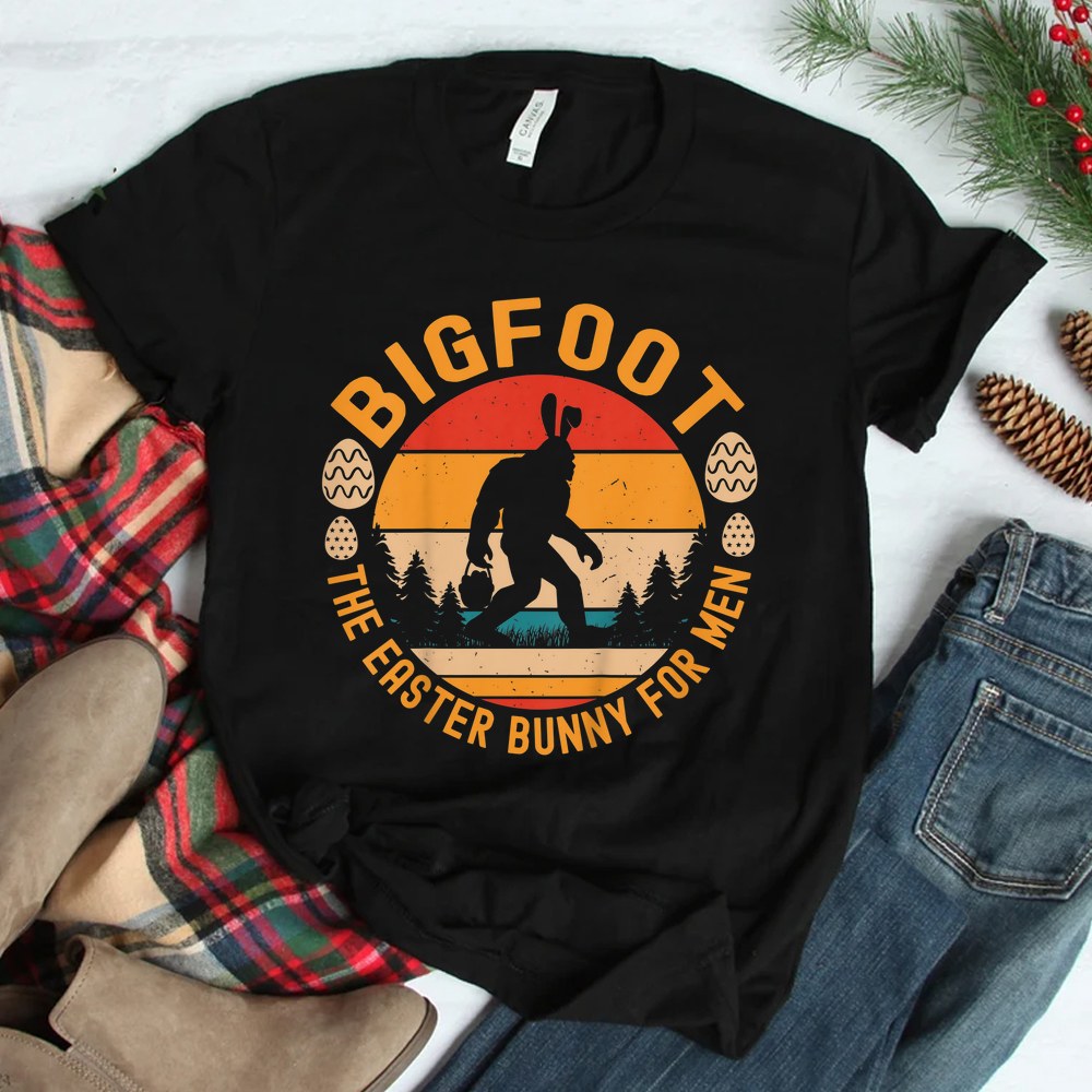 Bigfoot The Easter Bunny Funny Sasquatch Easter Shirt