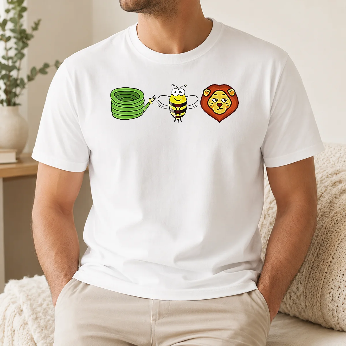 Funny Hot Hose Bee Lion Funny Shirt
