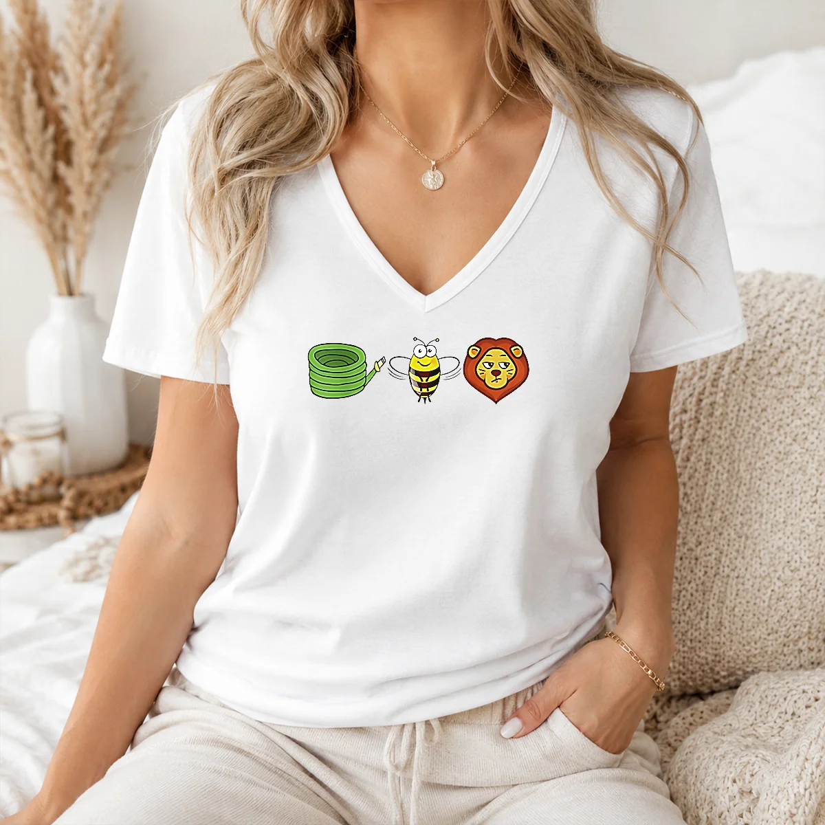 Funny Hot Hose Bee Lion Funny Shirt - Image 2