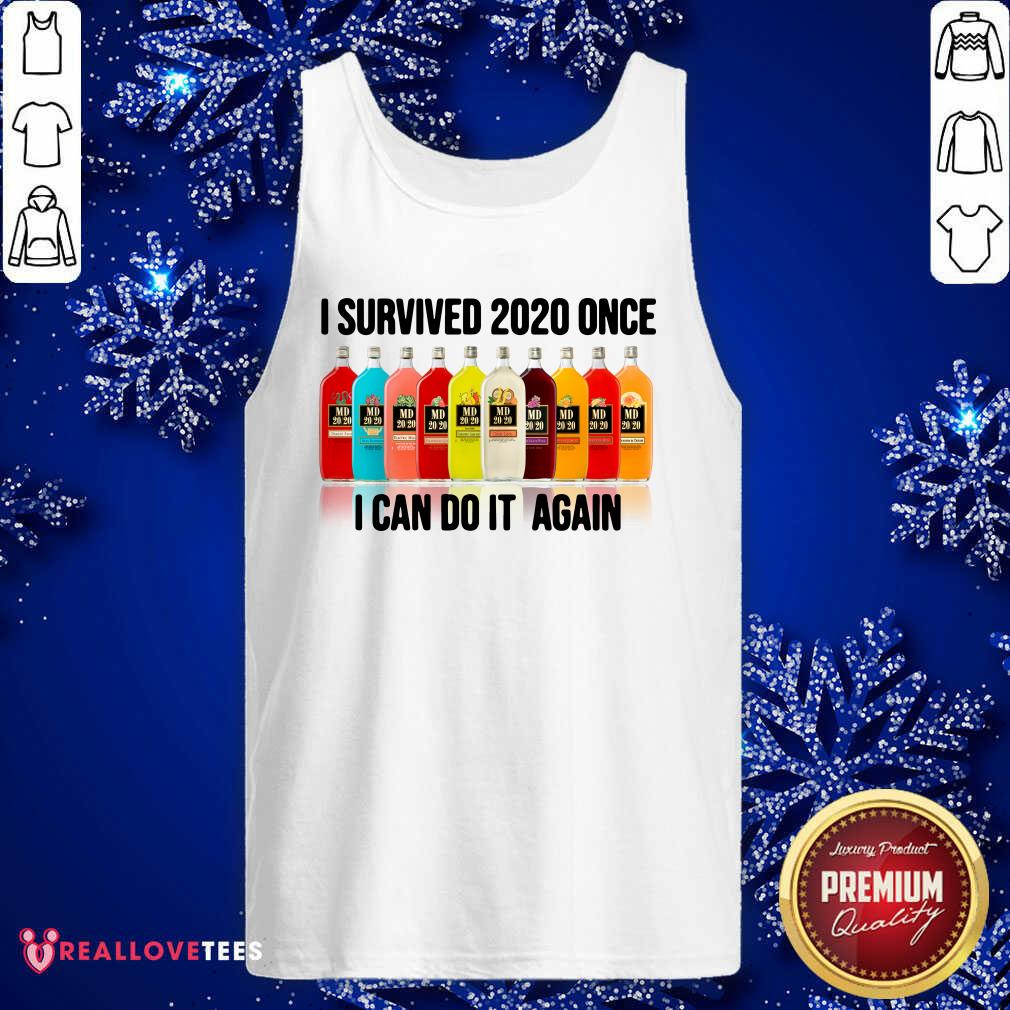 Awesome Survived 2020 Once I Can Do It Again Shirt - Image 2