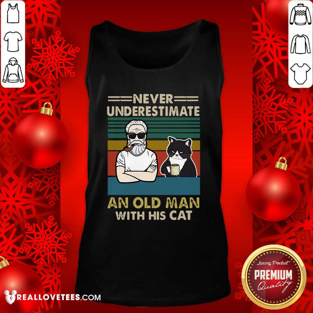 Beautiful Never Underestimate An Old Man With His Cats Personalized Shirt - Image 2