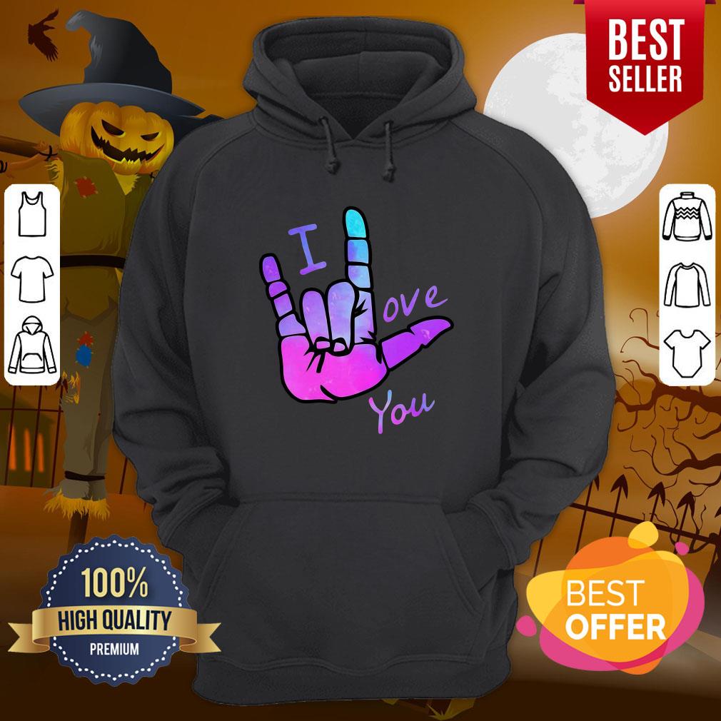 Pretty I Love You Sign Language Shirt - Image 5