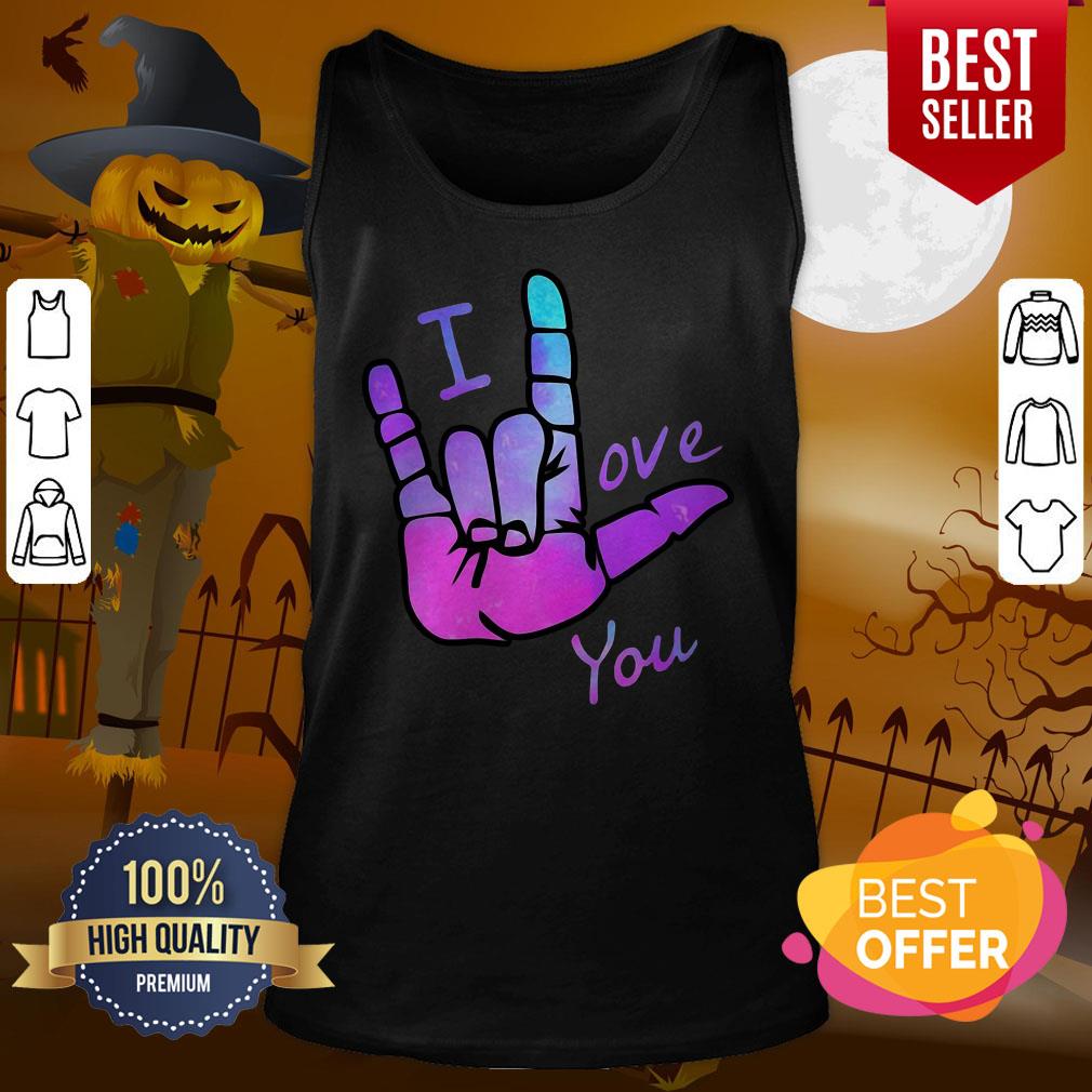 Pretty I Love You Sign Language Shirt - Image 3