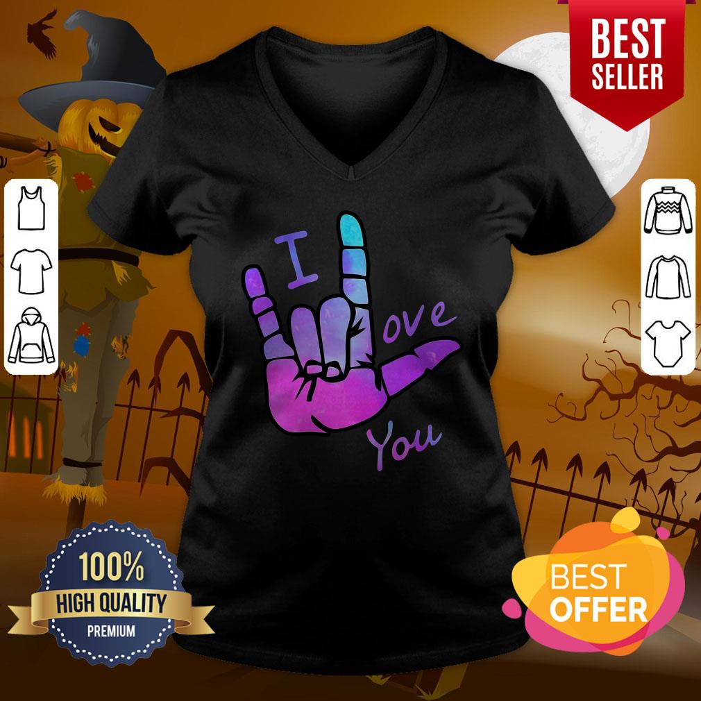 Pretty I Love You Sign Language Shirt - Image 2