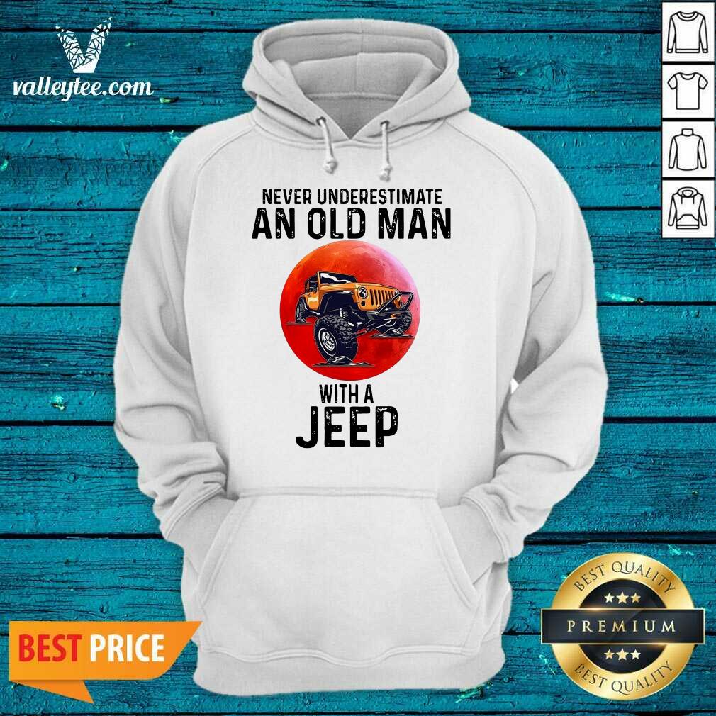 Pretty Never Underestimate An Old Man With A Jeep Shirt - Image 2