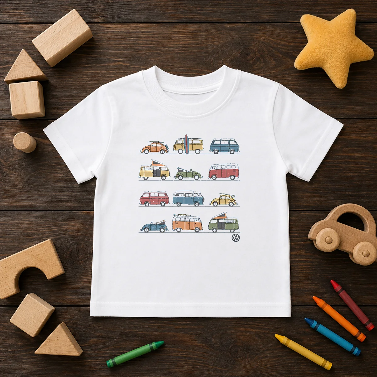 Top Volkswagen Vans And Beetles Mens Shirt - Image 9