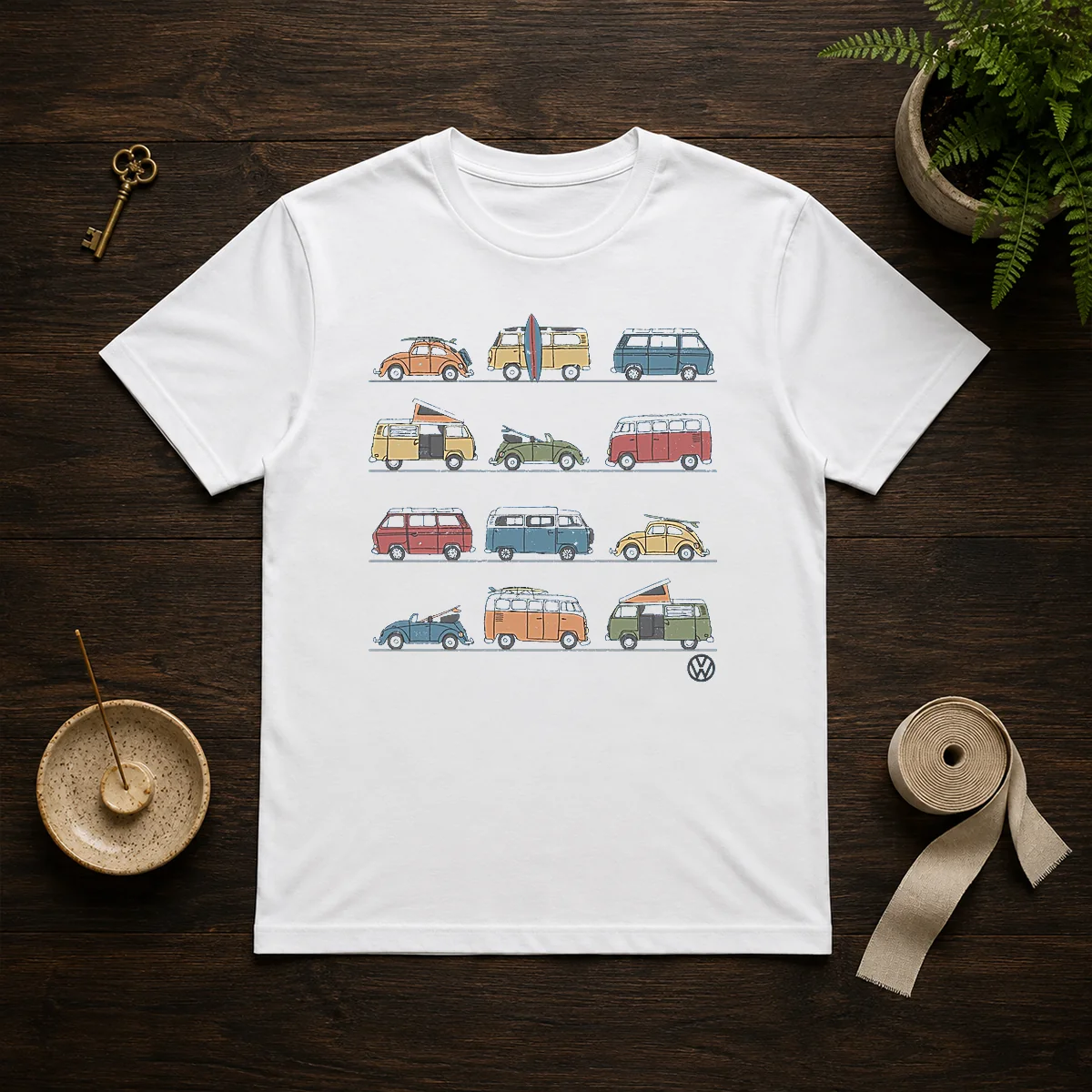Top Volkswagen Vans And Beetles Mens Shirt