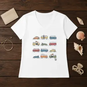Alternative view of Top Volkswagen Vans And Beetles Mens Shirt