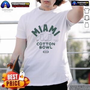 Awesome Miami Hurricanes Football 2025 Allstate Sugar Bowl CFP Arlington Texas T-Shirt