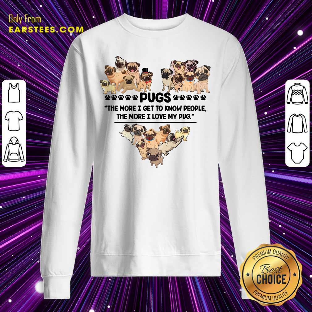 Heart I Love Pugs Shirt - Image 3