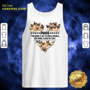 Alternative view of Heart I Love Pugs Shirt