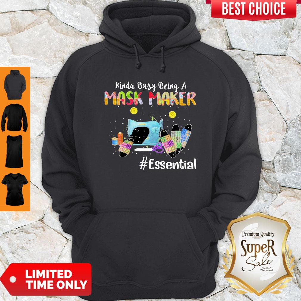 Nice Kinda Busy Being A Mask Maker Essential Shirt - Image 3