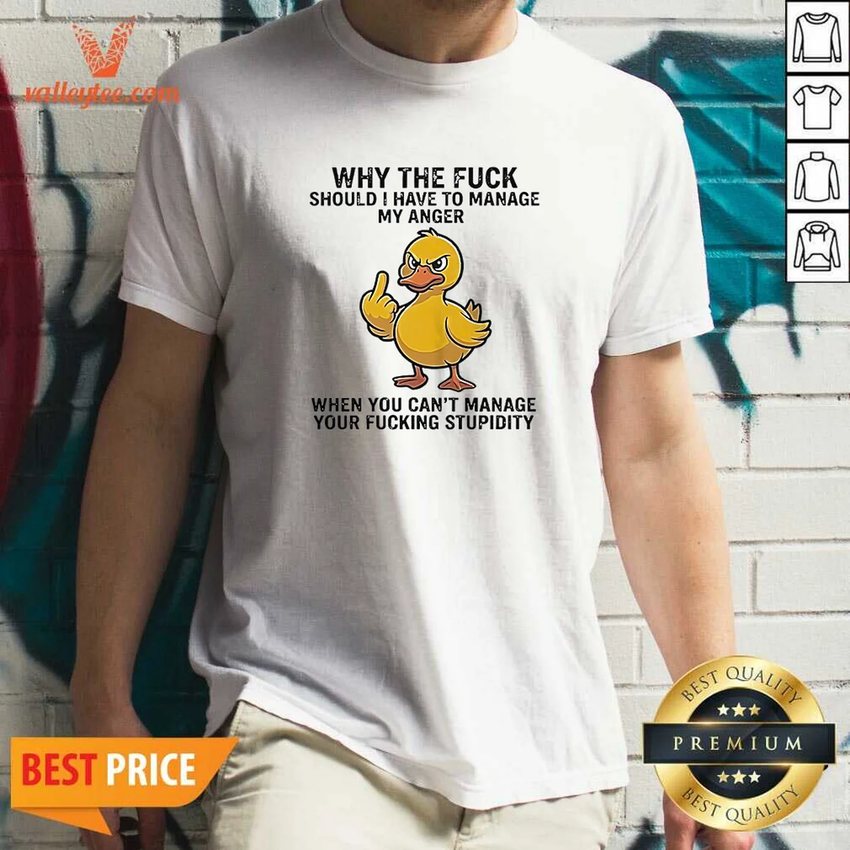 Hot Why The Fck Should I Have To Manage My Anger When You Cant Manage Your Stupidity Shirt