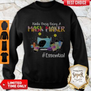 Alternative view of Nice Kinda Busy Being A Mask Maker Essential Shirt