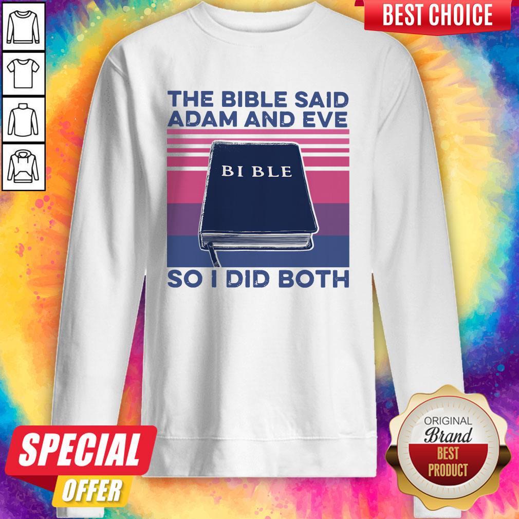 The Bible Save Adam And Eve So I Did Both Shirt - Image 3