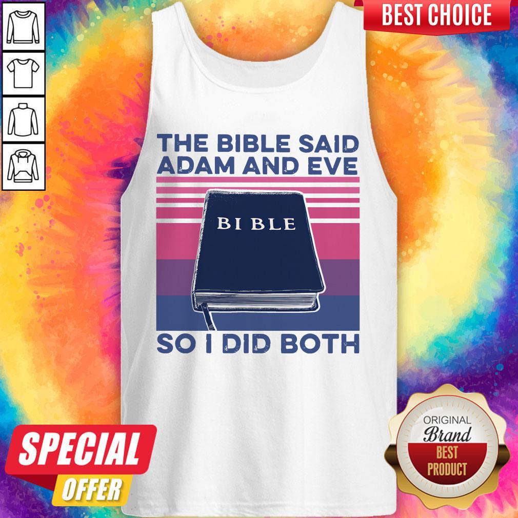 The Bible Save Adam And Eve So I Did Both Shirt - Image 2
