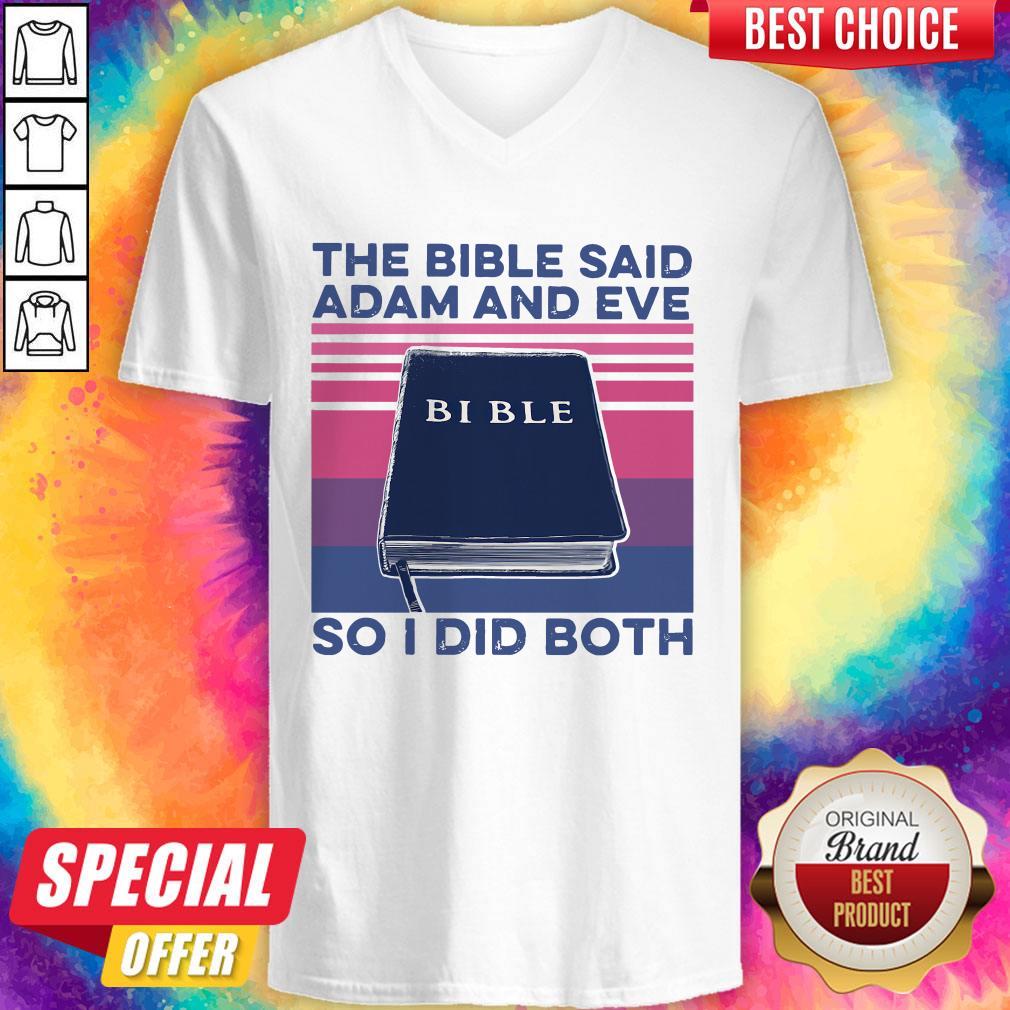 The Bible Save Adam And Eve So I Did Both Shirt - Image 5