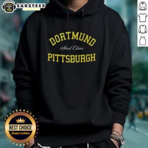 Alternative view of Good Dortmund Pittsburgh Steel Cities T-Shirt