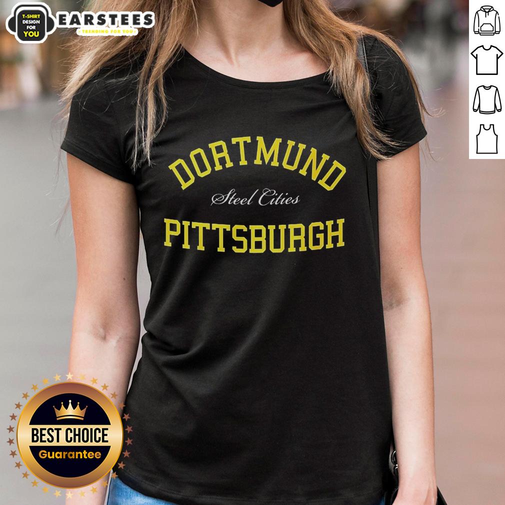 Good Dortmund Pittsburgh Steel Cities T-Shirt - Image 3