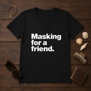 Alternative view of Pretty Masking For A Friend Shirt