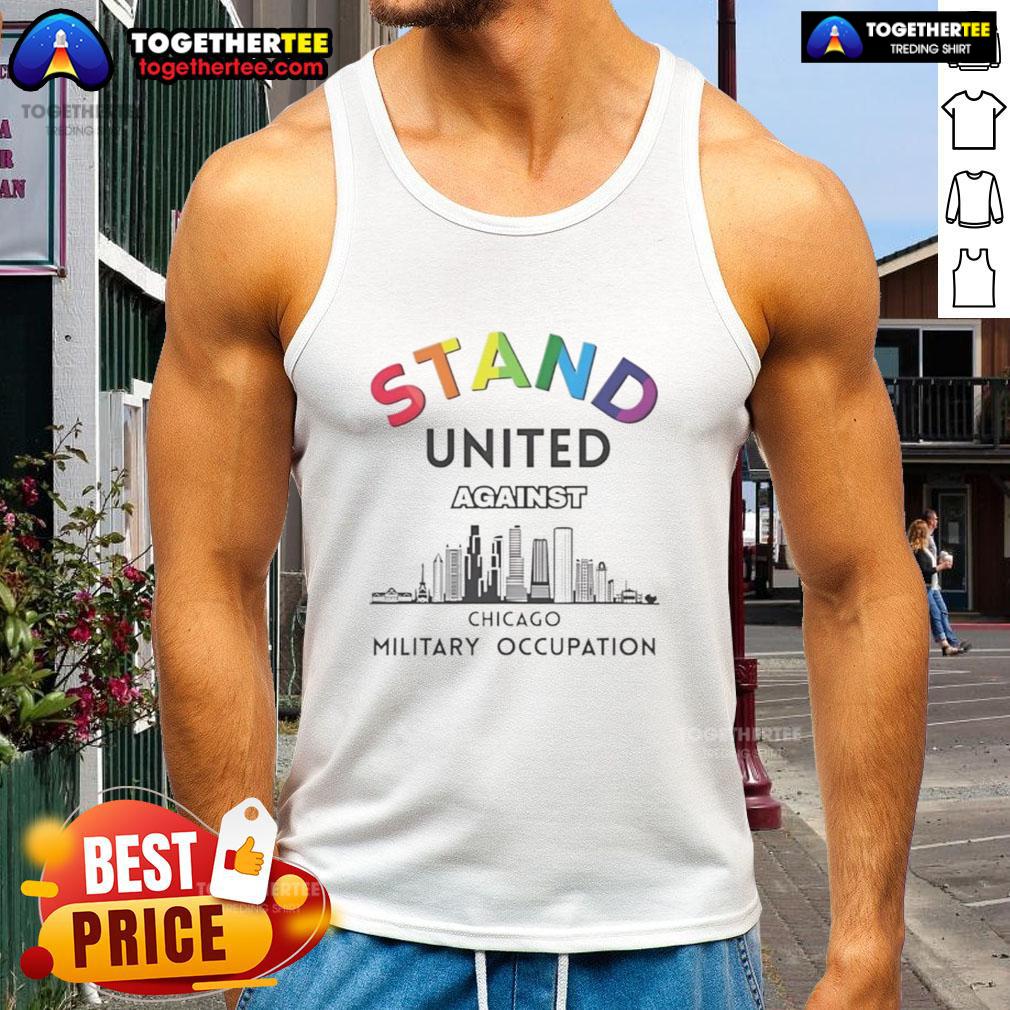 Nice Stand United Against Chicago Shirt - Image 4