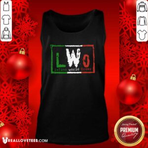 Alternative view of Funny Eddie Guerrero LWO Lation World Order Shirt