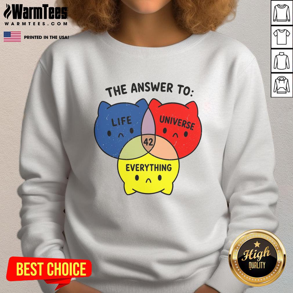 Official The Answer To Everything 42 T-Shirt - Image 5